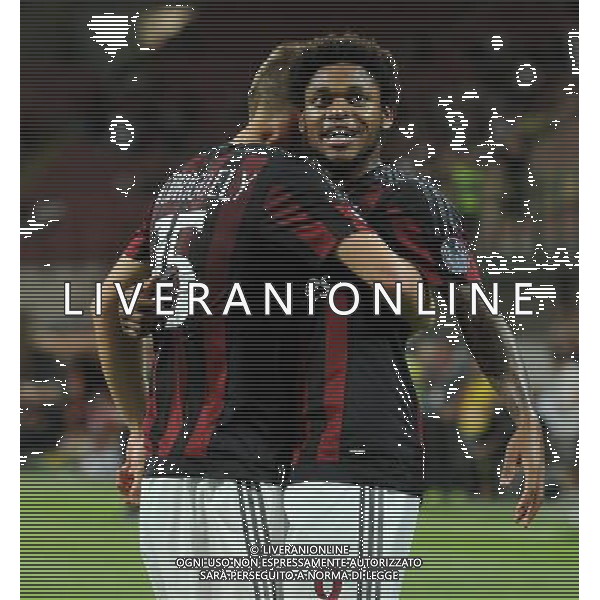 Coppa Italia TIM Cup 2015/2016 Terzo Turno Elimimatorio Milano - 17.08.2015 Milan-Perugia Nella Foto:luiz adriano esulta /Ph.Vitez-Ag. Aldo Liverani