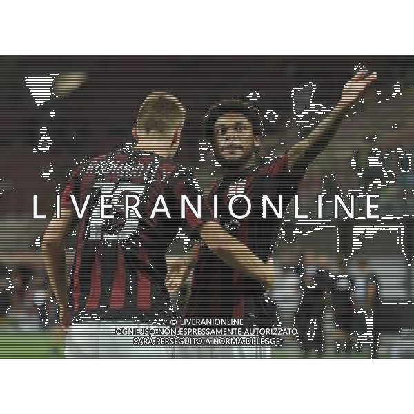 Coppa Italia TIM Cup 2015/2016 Terzo Turno Elimimatorio Milano - 17.08.2015 Milan-Perugia Nella Foto:luiz adriano esulta /Ph.Vitez-Ag. Aldo Liverani