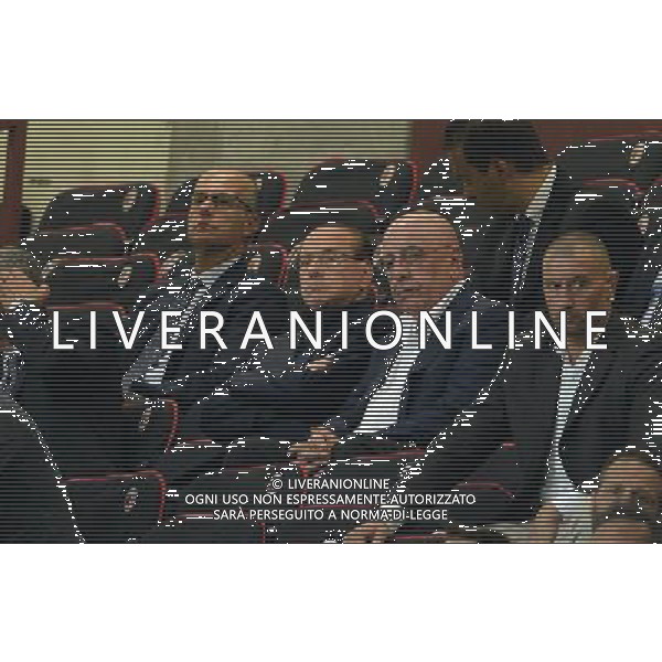 Coppa Italia TIM Cup 2015/2016 Terzo Turno Elimimatorio Milano - 17.08.2015 Milan-Perugia Nella Foto:galliani e silvio berlusconi /Ph.Vitez-Ag. Aldo Liverani