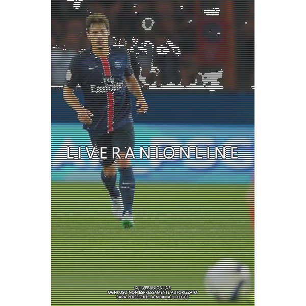 Benjamin STAMBOULI - 16.08.2015 - PSG / Gazelec Ajaccio - 2eme journee de Ligue 1 Photo : Andre Ferreira / Icon Sport /AGENZIA ALDO LIVERANI SAS - ITALY ONLY - EDITORIAL USE ONLY -
