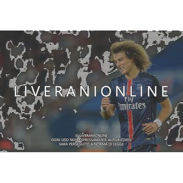 David LUIZ - 16.08.2015 - PSG / Gazelec Ajaccio - 2eme journee de Ligue 1 Photo : Andre Ferreira / Icon Sport /AGENZIA ALDO LIVERANI SAS - ITALY ONLY - EDITORIAL USE ONLY -