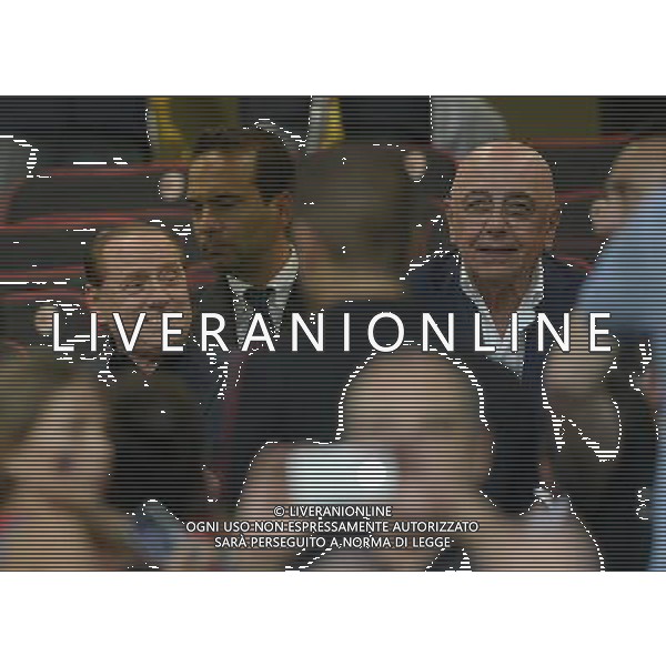 Coppa Italia TIM Cup 2015/2016 Terzo Turno Elimimatorio Milano - 17.08.2015 Milan-Perugia Nella Foto:Silvio Berlusconi e Adriano Galliani /Ph.Vitez-Ag. Aldo Liverani