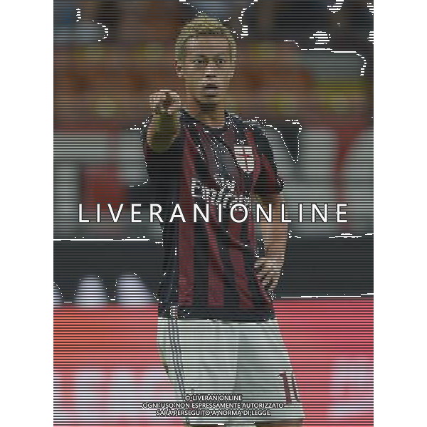 Coppa Italia TIM Cup 2015/2016 Terzo Turno Elimimatorio Milano - 17.08.2015 Milan-Perugia Nella Foto:Honda Keisuke /Ph.Vitez-Ag. Aldo Liverani