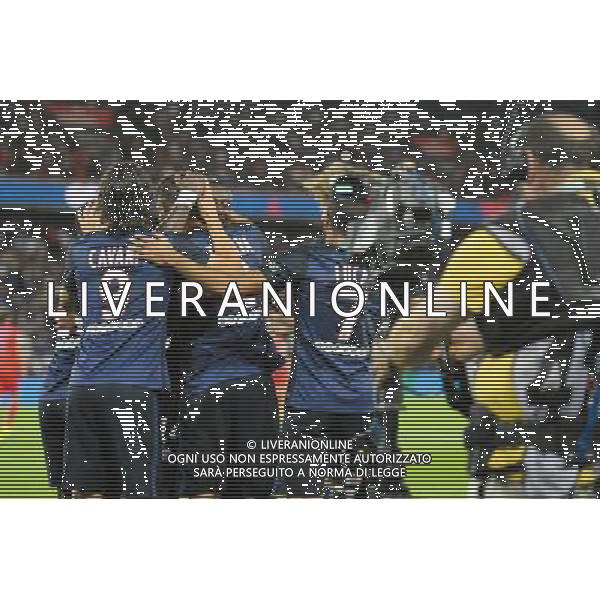 JOIE PSG / BLAISE MATUIDI / CAMERA - 16.08.2015 - PSG / Gazelec Ajaccio - 2eme journee de Ligue 1 Photo : Andre Ferreira / Icon Sport /AGENZIA ALDO LIVERANI SAS - ITALY ONLY - EDITORIAL USE ONLY -