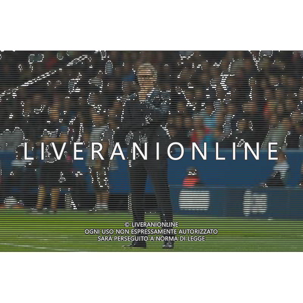 Laurent BLANC - 16.08.2015 - PSG / Gazelec Ajaccio - 2eme journee de Ligue 1 Photo : Andre Ferreira / Icon Sport /AGENZIA ALDO LIVERANI SAS - ITALY ONLY - EDITORIAL USE ONLY -