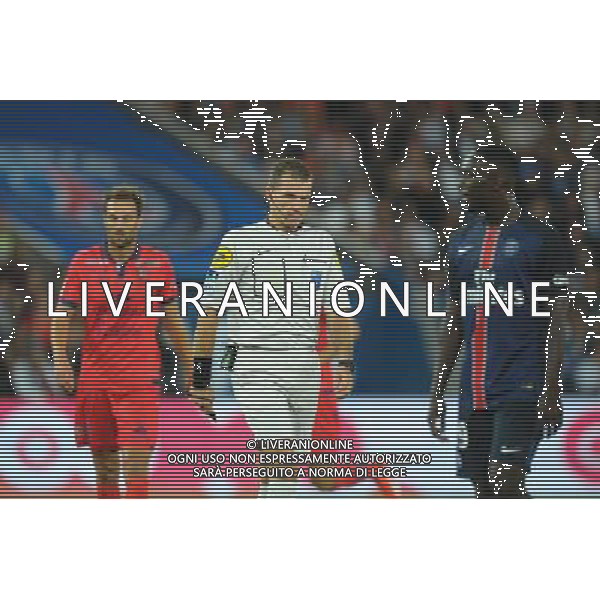 Wilfried BIEN - 16.08.2015 - PSG / Gazelec Ajaccio - 2eme journee de Ligue 1 Photo : Andre Ferreira / Icon Sport /AGENZIA ALDO LIVERANI SAS - ITALY ONLY - EDITORIAL USE ONLY -
