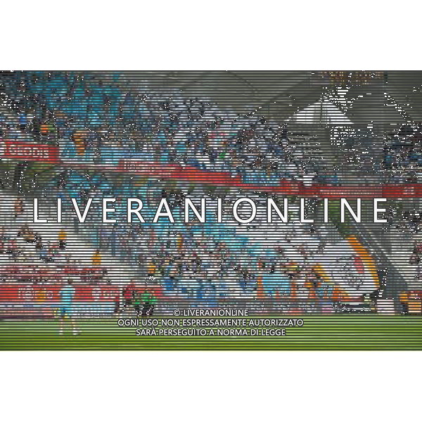 Supporters Marseille - 16.08.2015 - Reims / Marseille - 2eme journee de Ligue 1 Photo : Andre Ferreira / Icon Sport AG ALDO LIVERANI SAS ONLY ITALY