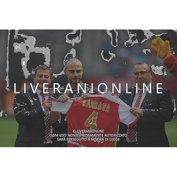 Jean Pierre CAILLOT / Jaba Kankava - 16.08.2015 - Reims / Marseille - 2eme journee de Ligue 1 Photo : Andre Ferreira / Icon Sport AG ALDO LIVERANI SAS ONLY ITALY