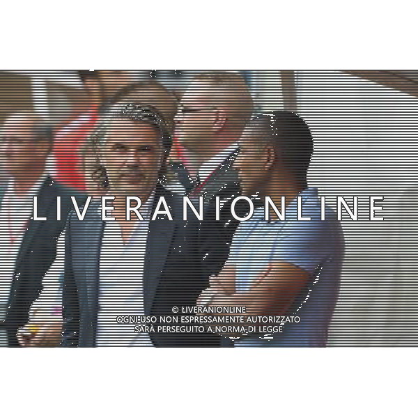 Vincent LABRUNE / Franck PASSI - 16.08.2015 - Reims / Marseille - 2eme journee de Ligue 1 Photo : Andre Ferreira / Icon Sport AG ALDO LIVERANI SAS ONLY ITALY