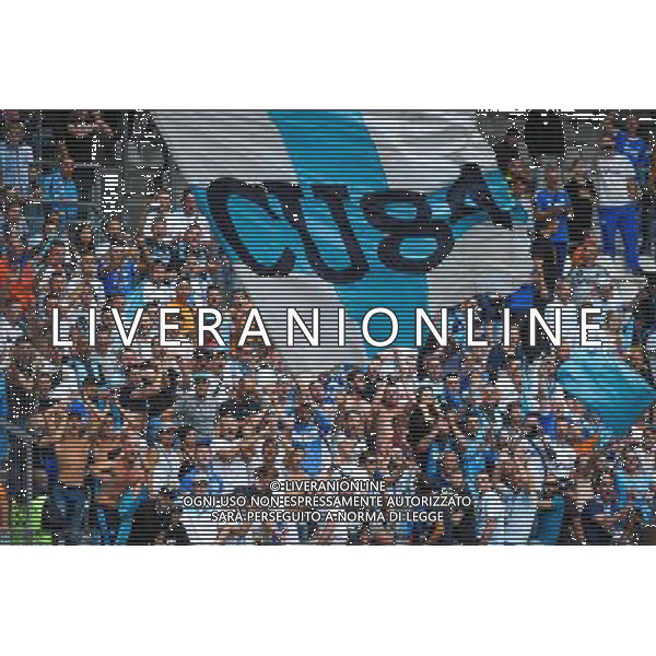 Supporters Marseille - 16.08.2015 - Reims / Marseille - 2eme journee de Ligue 1 Photo : Andre Ferreira / Icon Sport AG ALDO LIVERANI SAS ONLY ITALY