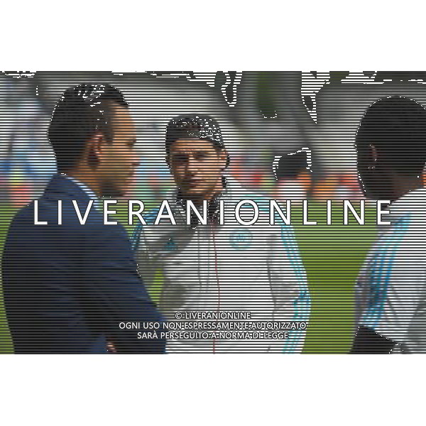 Mohamed Bouhafsi / Florian THAUVIN - 16.08.2015 - Reims / Marseille - 2eme journee de Ligue 1 Photo : Andre Ferreira / Icon Sport AG ALDO LIVERANI SAS ONLY ITALY