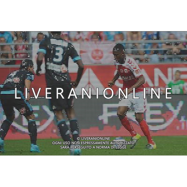 Jordan SIEBATCHEU - 16.08.2015 - Reims / Marseille - 2eme journee de Ligue 1 Photo : Andre Ferreira / Icon Sport AG ALDO LIVERANI SAS ONLY ITALY