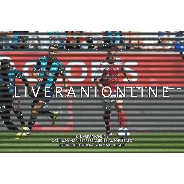 Nicolas de PREVILLE - 16.08.2015 - Reims / Marseille - 2eme journee de Ligue 1 Photo : Andre Ferreira / Icon Sport AG ALDO LIVERANI SAS ONLY ITALY