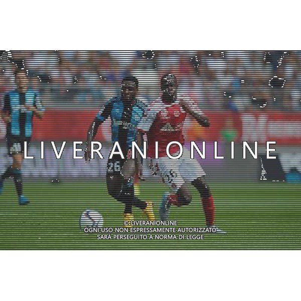 Omenuke MFULU - 16.08.2015 - Reims / Marseille - 2eme journee de Ligue 1 Photo : Andre Ferreira / Icon Sport AG ALDO LIVERANI SAS ONLY ITALY