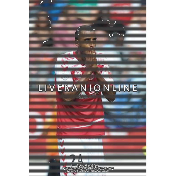 Deception David NGOG - 16.08.2015 - Reims / Marseille - 2eme journee de Ligue 1 Photo : Andre Ferreira / Icon Sport AG ALDO LIVERANI SAS ONLY ITALY
