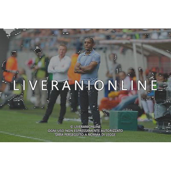 Franck PASSI - 16.08.2015 - Reims / Marseille - 2eme journee de Ligue 1 Photo : Andre Ferreira / Icon Sport AG ALDO LIVERANI SAS ONLY ITALY