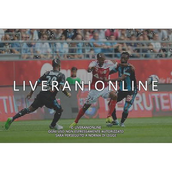 David NGOG - 16.08.2015 - Reims / Marseille - 2eme journee de Ligue 1 Photo : Andre Ferreira / Icon Sport AG ALDO LIVERANI SAS ONLY ITALY
