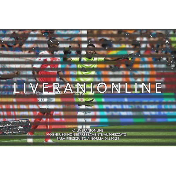 Kossi AGASSA - 16.08.2015 - Reims / Marseille - 2eme journee de Ligue 1 Photo : Andre Ferreira / Icon Sport AG ALDO LIVERANI SAS ONLY ITALY