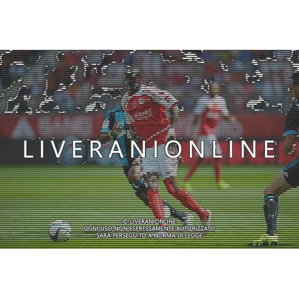 Prince ONIANGUE - 16.08.2015 - Reims / Marseille - 2eme journee de Ligue 1 Photo : Andre Ferreira / Icon Sport AG ALDO LIVERANI SAS ONLY ITALY