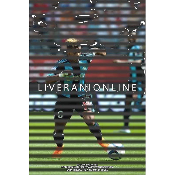 Mario LEMINA - 16.08.2015 - Reims / Marseille - 2eme journee de Ligue 1 Photo : Andre Ferreira / Icon Sport AG ALDO LIVERANI SAS ONLY ITALY