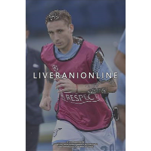 Roma - 18/08/2015 - Stadio Olimpico - UEFA Champions League 2015-2016 - Spareggi andata - Lazio vs Bayern Leverkusen - nella foto: Lucas Biglia / Ph. Fabrizio Corradetti - Ag. Aldo Liverani sas