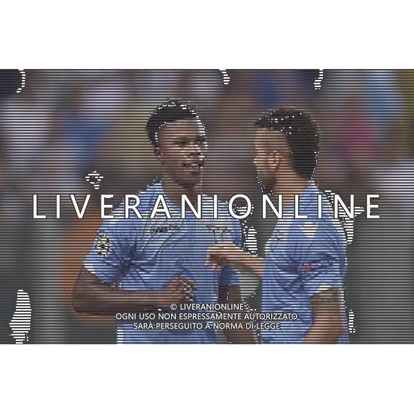 Roma - 18/08/2015 - Stadio Olimpico - UEFA Champions League 2015-2016 - Spareggi andata - Lazio vs Bayern Leverkusen - nella foto: Balde Diao Keita e Felipe Anderson / Ph. Fabrizio Corradetti - Ag. Aldo Liverani sas