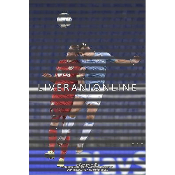 Roma - 18/08/2015 - Stadio Olimpico - UEFA Champions League 2015-2016 - Spareggi andata - Lazio vs Bayern Leverkusen - nella foto: Miroslav Klose e Lars Bender / Ph. Fabrizio Corradetti - Ag. Aldo Liverani sas
