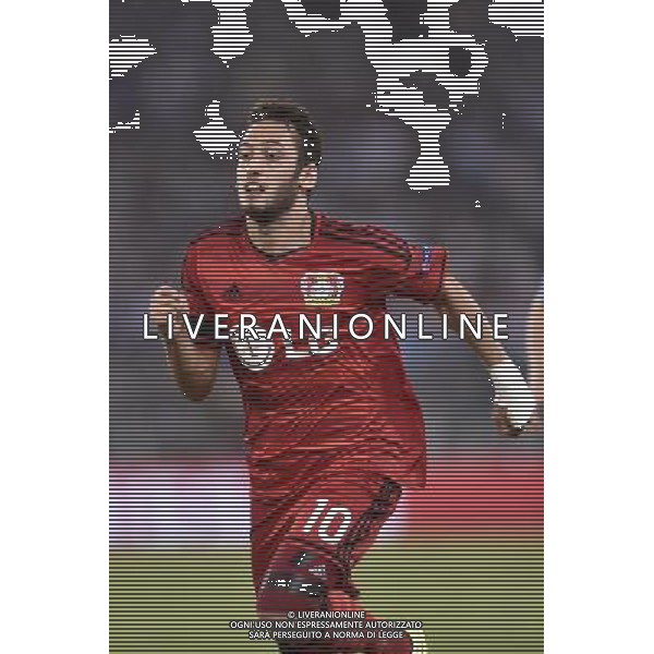 Roma - 18/08/2015 - Stadio Olimpico - UEFA Champions League 2015-2016 - Spareggi andata - Lazio vs Bayern Leverkusen - nella foto: Hakan Calhanoglu / Ph. Fabrizio Corradetti - Ag. Aldo Liverani sas