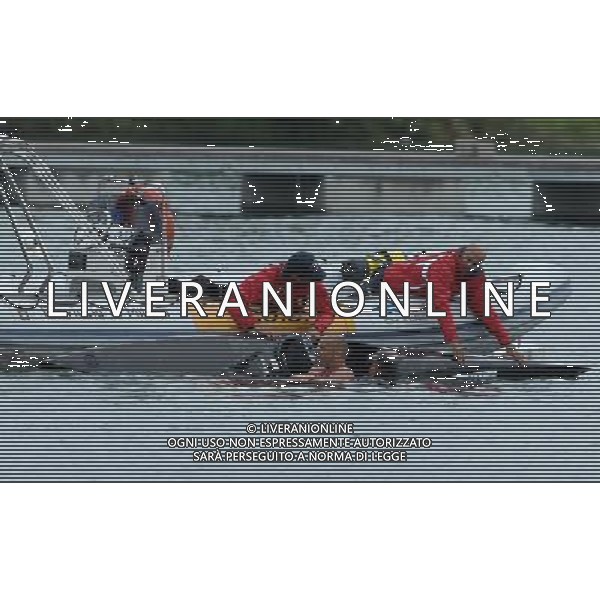 2015 ICF Canoe Sprint World Championship Milano - 19.08.2015 Nella Foto:Sternath Elmar viene soccorso dopo essersi ribaltato /Ph.Vitez-Ag. Aldo Liverani