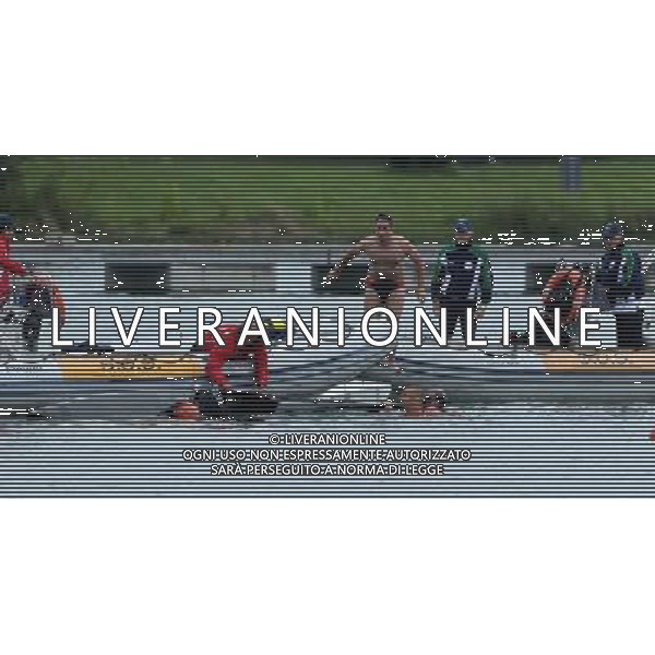 2015 ICF Canoe Sprint World Championship Milano - 19.08.2015 Nella Foto:Sternath Elmar viene soccorso dopo essersi ribaltato /Ph.Vitez-Ag. Aldo Liverani