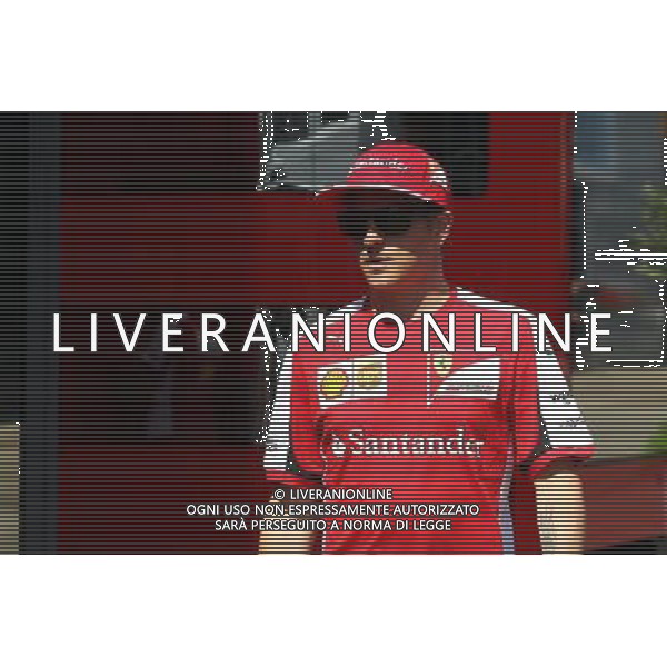 Kimi Raikkonen (FIN) Ferrari. 20.08.2015. Formula 1 World Championship, Rd 11, Belgian Grand Prix, Spa Francorchamps, Belgium, Preparation Day. /AGENZIA ALDO LIVERANI SAS - ITALY ONLY - EDITORIAL USE ONLY - Gp f1 Belgio