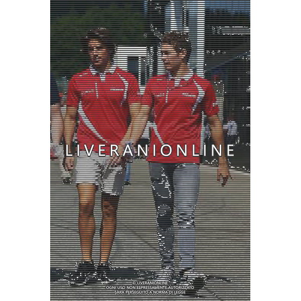 Roberto Merhi (ESP) Manor Marussia F1 Team. 20.08.2015. Formula 1 World Championship, Rd 11, Belgian Grand Prix, Spa Francorchamps, Belgium, Preparation Day. /AGENZIA ALDO LIVERANI SAS - ITALY ONLY - EDITORIAL USE ONLY - Gp f1 Belgio