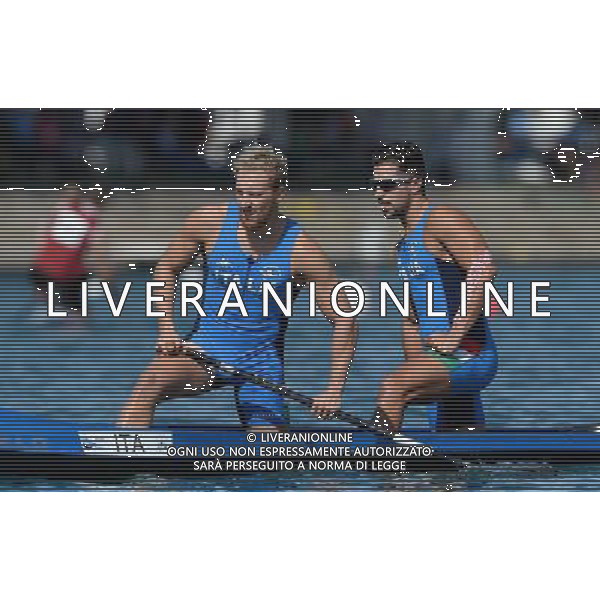 2015 ICF Canoe Sprint World Championship Milano - 20.08.2015 Nella Foto:Rodegher Luca-Ferraina Luca /Ph.Vitez-Ag. Aldo Liverani