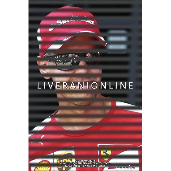 Sebastian Vettel (GER) Ferrari. 20.08.2015. Formula 1 World Championship, Rd 11, Belgian Grand Prix, Spa Francorchamps, Belgium, Preparation Day. /AGENZIA ALDO LIVERANI SAS - ITALY ONLY - EDITORIAL USE ONLY - Gp f1 Belgio