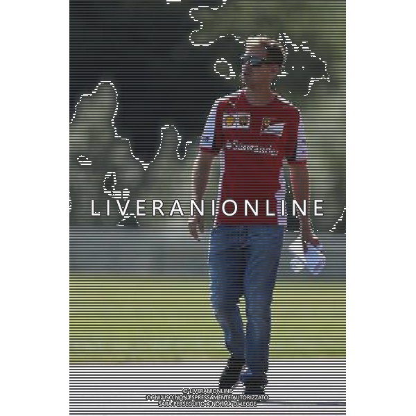 Sebastian Vettel (GER), Scuderia Ferrari 20.08.2015. Formula 1 World Championship, Rd 11, Belgian Grand Prix, Spa Francorchamps, Belgium, Preparation Day. /AGENZIA ALDO LIVERANI SAS - ITALY ONLY - EDITORIAL USE ONLY - Gp f1 Belgio