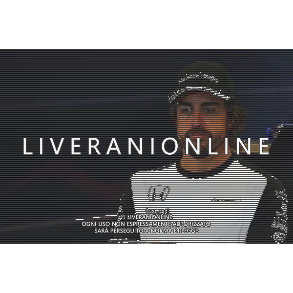 Fernando Alonso (ESP) McLaren in the FIA Press Conference. 20.08.2015. Formula 1 World Championship, Rd 11, Belgian Grand Prix, Spa Francorchamps, Belgium, Preparation Day. /AGENZIA ALDO LIVERANI SAS - ITALY ONLY - EDITORIAL USE ONLY - Gp f1 Belgio