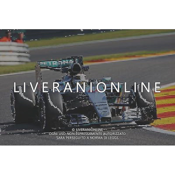 Lewis Hamilton (GBR) Mercedes AMG F1 W06. 21.08.2015. Formula 1 World Championship, Rd 11, Belgian Grand Prix, Spa Francorchamps, Belgium, Practice Day. AG ALDO LIVERANI SAS ONLY ITALY