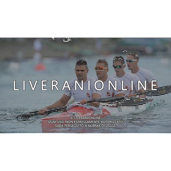 2015 ICF Canoe Sprint World Championship Milano - 21.08.2015 Nella Foto:Kammerer Zoltan-Toth David-Kulifai Tamas-Pauman Daniel /Ph.Vitez-Ag. Aldo Liverani