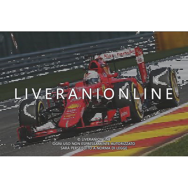 Sebastian Vettel (GER) Ferrari SF15-T. 21.08.2015. Formula 1 World Championship, Rd 11, Belgian Grand Prix, Spa Francorchamps, Belgium, Practice Day. /AGENZIA ALDO LIVERANI SAS - ITALY ONLY - EDITORIAL USE ONLY - Gp F1 belgio Prove Libere