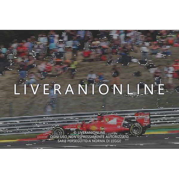 Kimi Raikkonen (FIN) Ferrari SF15-T. 21.08.2015. Formula 1 World Championship, Rd 11, Belgian Grand Prix, Spa Francorchamps, Belgium, Practice Day. /AGENZIA ALDO LIVERANI SAS - ITALY ONLY - EDITORIAL USE ONLY - Gp F1 belgio Prove Libere