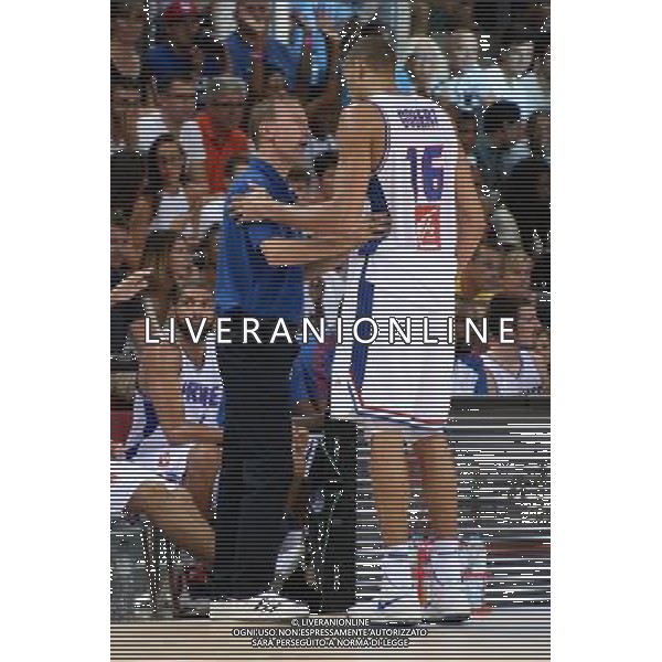 Rudy GOBERT / Vincent COLLET - 21.08.2015 - France / Georgie - Match amical Photo : Nolwenn Le Gouic / Icon Sport AG ALDO LIVERANI SAS ONLY ITALY