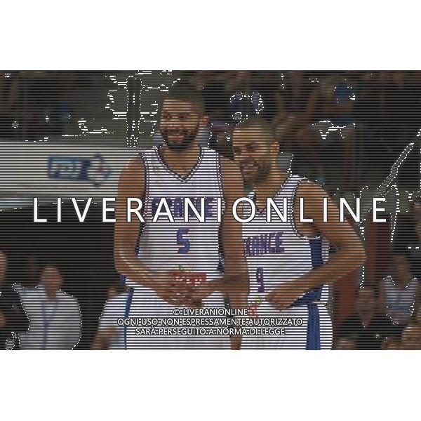 Tony PARKER / Nicolas BATUM - 21.08.2015 - France / Georgie - Match amical Photo : Nolwenn Le Gouic / Icon Sport AG ALDO LIVERANI SAS ONLY ITALY