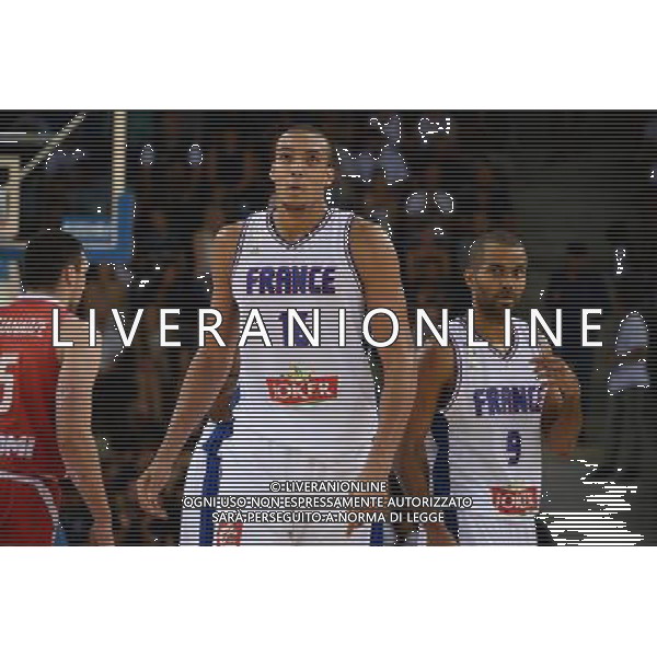 Rudy GOBERT / Tony PARKER - 21.08.2015 - France / Georgie - Match amical Photo : Nolwenn Le Gouic / Icon Sport AG ALDO LIVERANI SAS ONLY ITALY