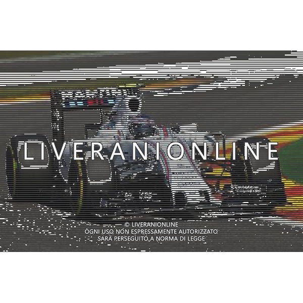Valtteri Bottas (FIN) Williams FW37. 22.08.2015. Formula 1 World Championship, Rd 11, Belgian Grand Prix, Spa Francorchamps, Belgium, Qualifying Day. /AGENZIA ALDO LIVERANI SAS - ITALY ONLY - EDITORIAL USE ONLY - Gp F1 Belgio Prove Ufficiali