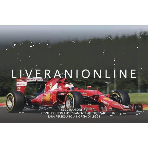 Sebastian Vettel (GER) Ferrari SF15-T. 22.08.2015. Formula 1 World Championship, Rd 11, Belgian Grand Prix, Spa Francorchamps, Belgium, Qualifying Day. /AGENZIA ALDO LIVERANI SAS - ITALY ONLY - EDITORIAL USE ONLY - Gp F1 Belgio Prove Ufficiali