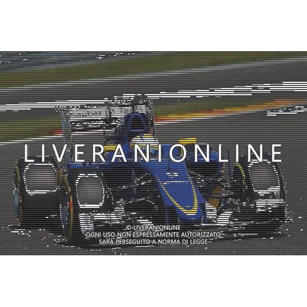 Marcus Ericsson (SWE) Sauber C34. 22.08.2015. Formula 1 World Championship, Rd 11, Belgian Grand Prix, Spa Francorchamps, Belgium, Qualifying Day. /AGENZIA ALDO LIVERANI SAS - ITALY ONLY - EDITORIAL USE ONLY - Gp F1 Belgio Prove Ufficiali