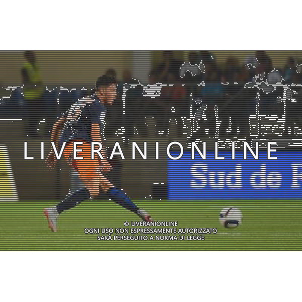 Rami Bensebaini - 21.08.2015 - Montpellier / Paris Saint Germain - 3e journee Ligue 1 Photo : Alexandre Dimou / Icon Sport AG ALDO LIVERANI SAS ONLY ITALY