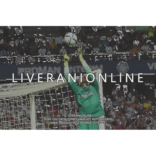 Kevin Trapp - 21.08.2015 - Montpellier / Paris Saint Germain - 3e journee Ligue 1 Photo : Alexandre Dimou / Icon Sport AG ALDO LIVERANI SAS ONLY ITALY