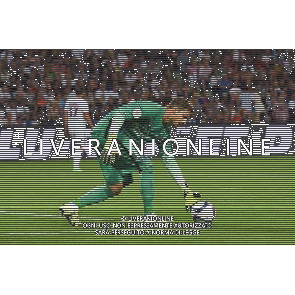 Kevin Trapp - 21.08.2015 - Montpellier / Paris Saint Germain - 3e journee Ligue 1 Photo : Alexandre Dimou / Icon Sport AG ALDO LIVERANI SAS ONLY ITALY
