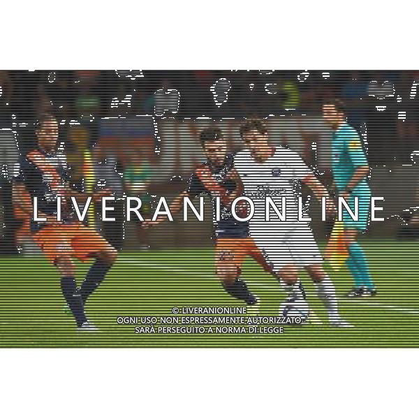 Benjamin Stambouli / Mathieu Deplagne - 21.08.2015 - Montpellier / Paris Saint Germain - 3e journee Ligue 1 Photo : Alexandre Dimou / Icon Sport AG ALDO LIVERANI SAS ONLY ITALY